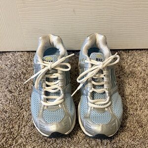 Nike Blue and Silver Athletic Shoes